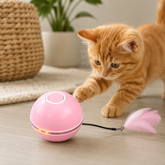 360° Interactive Led Cat Toy Ball