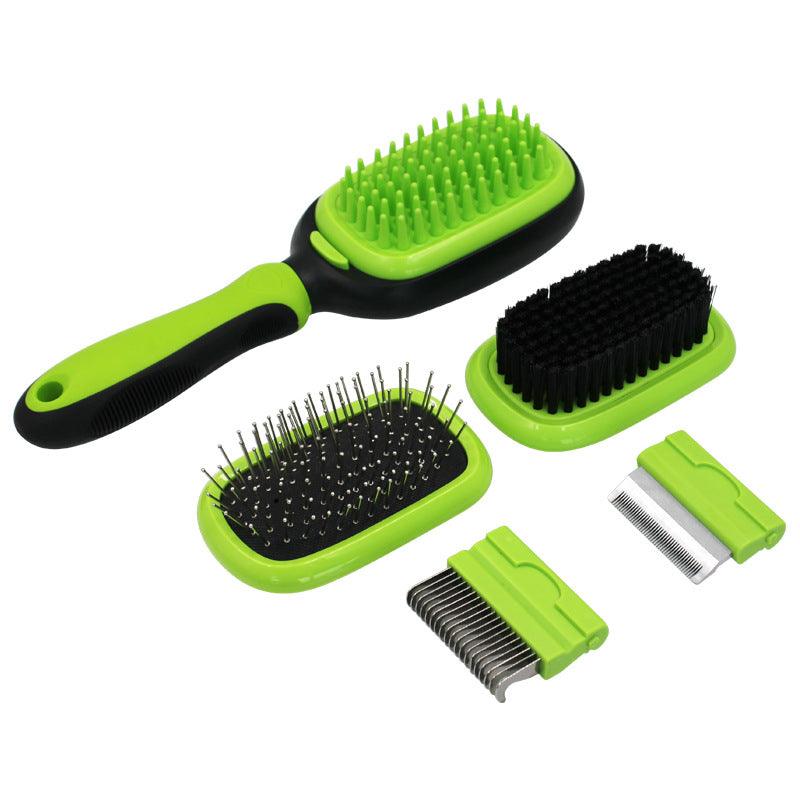 5-in-1 Pet Grooming Brush – Remove Loose Fur Effortlessly