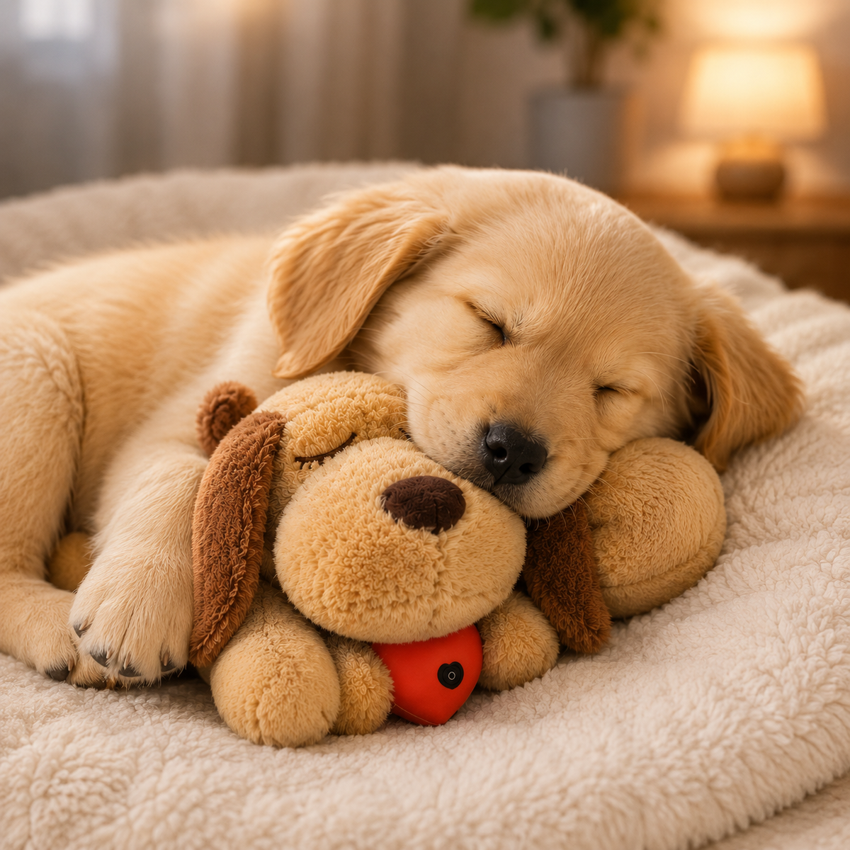 SnugglePaws Calming Heartbeat Toy – Reduce Anxiety & Stress