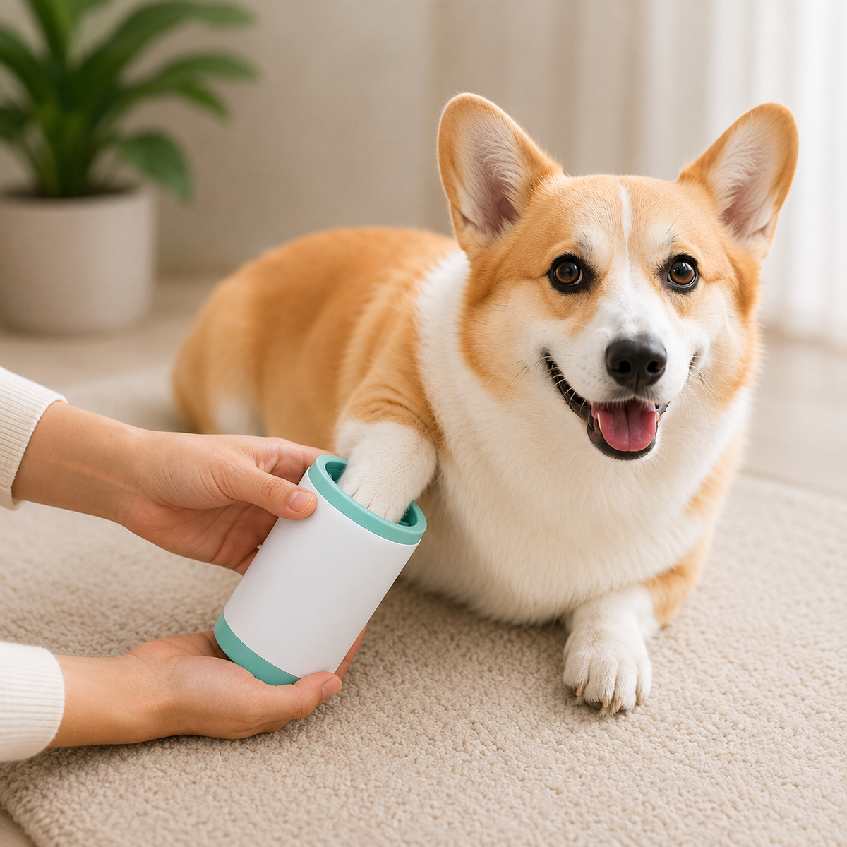 Portable Pet Paw Cleaner Cup – Clean Dirty Paws in Seconds