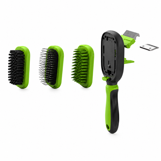 5-in-1 Pet Grooming Brush – Remove Loose Fur Effortlessly